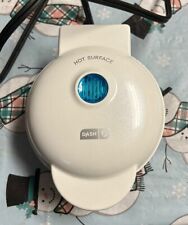 Used, Dash Spiderweb Mini Waffle Maker White 4" Cooking Surface for sale  Shipping to South Africa