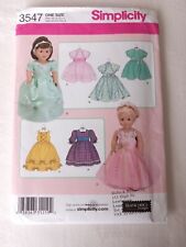 Simplicity 3547 dolls for sale  MARGATE