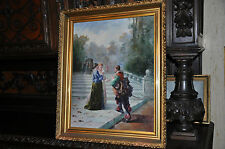 Vintage salon painting for sale  Spokane