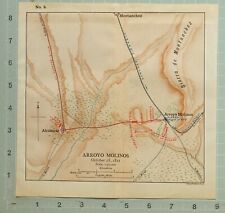 MAPA/PLAN DE BATALLA ARROYO MOLINOS OCT 28th 1811 HILL HOWARDS BRIGADE GIRARD  segunda mano  Embacar hacia Mexico