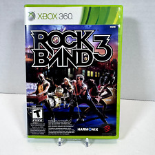 Rock Band 3 (Microsoft Xbox 360, 2010) Se envía RÁPIDO probado funcionando segunda mano  Embacar hacia Argentina