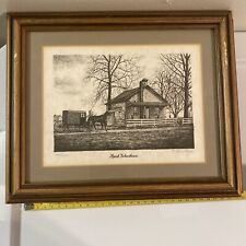 Amish schoolhouse framed for sale  Lancaster