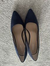 Navy court shoes for sale  GLOSSOP