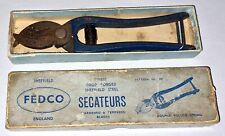 Vintage fedco secateurs for sale  CONSETT