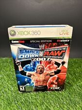 WWE SmackDown VS. RAW 2007: edición especial (Xbox 360) con juego, hojalata y manual segunda mano  Embacar hacia Mexico