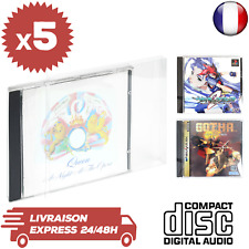 5 Boitiers Protection Crystal Box compatible CD ROM Album SEGA SATURN Neufs d'occasion  Nîmes-Saint-Césaire