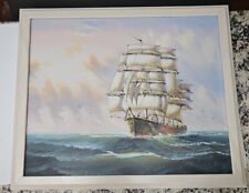 Nautical painting signed for sale  Rogersville