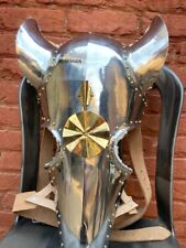 Casco de armadura para cabeza de caballo del caballero medieval segunda mano  Embacar hacia Argentina