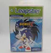 Leap Frog Leapster Learning Game System SONIC X with  Cartridge and Box for sale  Shipping to South Africa