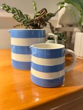 Classic Antique British Cornishware Blue and White Striped 4 Pieces for sale  Shipping to South Africa