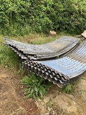 Corrugated curved sheets for sale  STOWMARKET