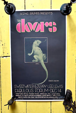 Podpisany BOB MASSE 2008 druk DOORS LA FORUM 1960S koncert / plakat psychodeliczny na sprzedaż  Wysyłka do Poland