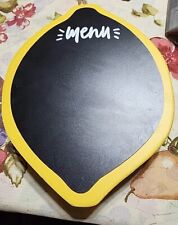 Lemon shaped menu for sale  Saluda