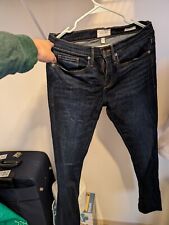 Jeans masculino slim Frame L'Homme 34 lavagem escura reto azul marinho casual comprar usado  Enviando para Brazil