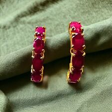 Natural ruby earrings for sale  Palmdale