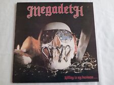 Megadeth - Killing is my business - LP - Brasil - 1985/1990 - Muito bom estado+/quase perfeito - Raro comprar usado  Brasil 