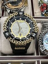 Invicta masculino reserva Hercules 53MM 34324 automático aço inoxidável ouro preto!! comprar usado  Enviando para Brazil