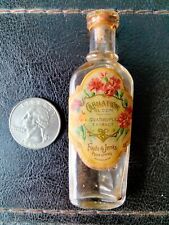 Usado, Foote&Jenks Carnation bloom frasco de perfume 1800s Jackson Mich MI farmácia em perfeito estado comprar usado  Enviando para Brazil