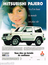 PUBLICITE ADVERTISING 065  1995  MITSUBISCHI   PAJERO GLS TD comprar usado  Enviando para Brazil