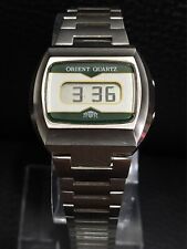 ORIENT 620101-40 Relógio Digital Fabricado no Japão Vintage Anos 70/Super Raro Colecionável ❤, usado comprar usado  Enviando para Brazil