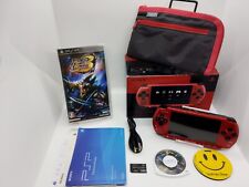 Sistema Sony PSP 3000 negro/rojo radiante con cargador y caja [PROBADO] Playstation segunda mano  Embacar hacia Argentina