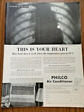 Philco 1955 anuncio de aire acondicionado el clima y tu salud segunda mano  Embacar hacia Argentina