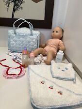 Conjunto de boneca e bolsa de fraldas Bitty Baby 1995 toalha turquesa e acessórios comprar usado  Enviando para Brazil