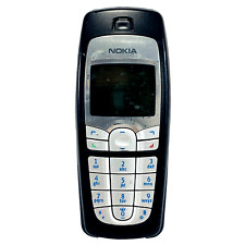 Usado, Teléfono celular vintage azul plateado Nokia 6010 utilería de películas de coleccionista solo piezas como está segunda mano  Embacar hacia Argentina