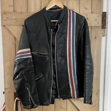 Used, TT Leathers easy Rider Leather Biker Jacket Cafe Racer Johnny Knoxville Vintage for sale  Shipping to South Africa