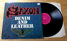 Saxon denim leather for sale  WAKEFIELD