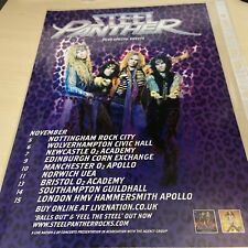 STEEL PANTHER  TOUR  ORIGINAL ADVERT/ POSTER/CLIPPING, used for sale  Shipping to South Africa