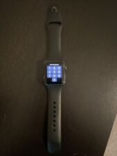 Apple Watch Series 1 38 mm estojo de alumínio cinza espacial pulseira esportiva preta comprar usado  Enviando para Brazil