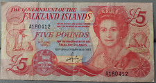 Falkland islands 5.pounds for sale  ST. NEOTS