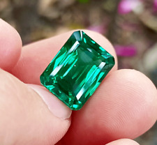 Piedra preciosa suelta corte esmeralda verde natural impecable de 7,80 quilates con certificación GIE segunda mano  Embacar hacia Argentina