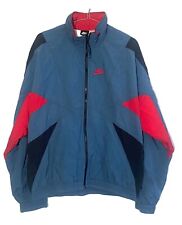 Nike kurtka dresowa vintage lata 90. grafit niebieski czerwony czarny softshell poliamid anorak na sprzedaż  PL