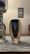 blue vase gold glass for sale  Wesley Chapel