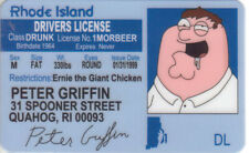Peter Griffin Of The Family Guy ID Card-Cartão De Plástico ID carteira de motorista, usado comprar usado  Enviando para Brazil
