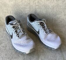 ¡NUEVO! Zapatos para correr Nike Air Max 2017 talla 12 plateados gris lobo 849559-101 segunda mano  Embacar hacia Argentina