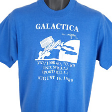 Camiseta Computadora 3B2/1000 Galactica Unix De Colección Años 80 1989 Tecnología Hecha en EE. UU. Med segunda mano  Embacar hacia Argentina