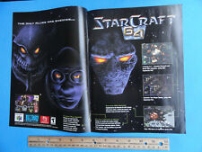 Usado, ANÚNCIO IMPRESSO DE 2 PÁGINAS STARCRAFT 64 - VINTAGE NINTENDO 64 1997-1999  comprar usado  Enviando para Brazil