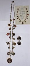 flower charm necklace joan rivers for sale  Lake Placid