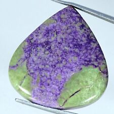 Natural Purple Stichtite Gemstone 27.20 Cts Loose Pear Cabochon 27X29X5MM for sale  Shipping to South Africa