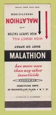 Matchbook cover malathion for sale  USA