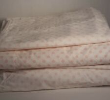 Usado, Conjunto de lençóis gêmeos Pottery Barn infantil plano/encaixado/um estojo bolinhas rosa claro  comprar usado  Enviando para Brazil