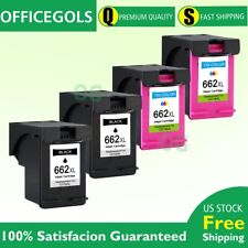 4 cartuchos de tinta combinados para HP 662XL Deskjet 1015 1515 2515 2545 2645 3515 4645, usado segunda mano  Embacar hacia Argentina