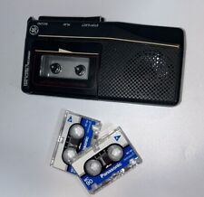 Grabadora/reproductora de cinta micro GE 3-5370B y 2 casetes funcionan mini vintage segunda mano  Embacar hacia Argentina