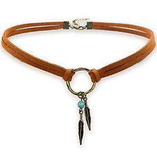 Suede choker necklace for sale  TAMWORTH