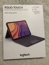 Logitech Folio Touch Keyboard Case w/Trackpad & Smart Connector For IPad Air 4 G, used for sale  Shipping to South Africa