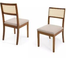 set 2 cane chairs for sale  Los Angeles
