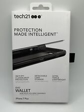 Capa carteira Tech21 Evo FlexShock para iPhone 8 Plus 7 Plus preta nova comprar usado  Enviando para Brazil
